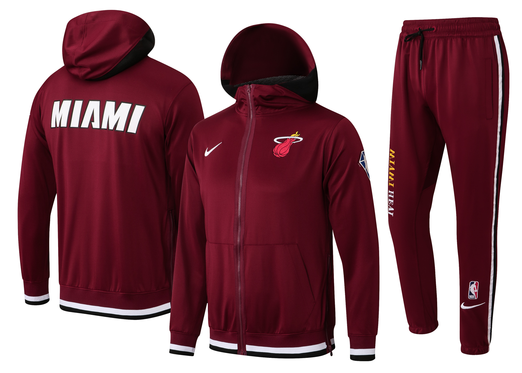 Men Miami Heat red 2024 NBA Nike Training suit